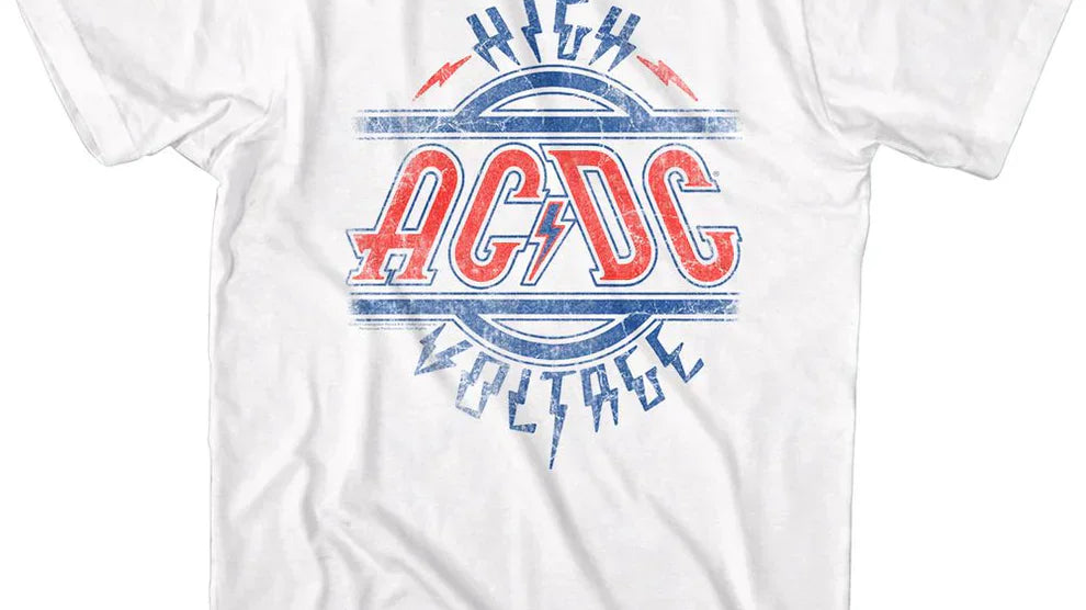 An AC/DC High Voltage band t-shirt