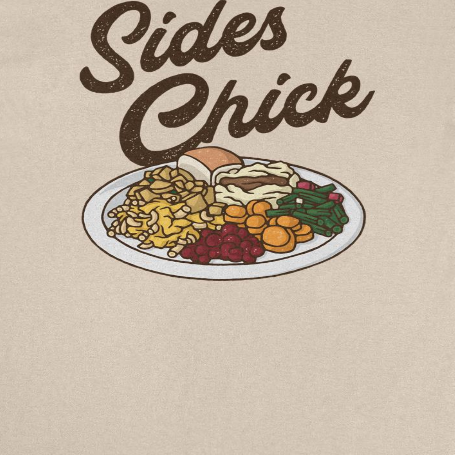 Wholesale Thanksgiving T-Shirt - Sides Chick