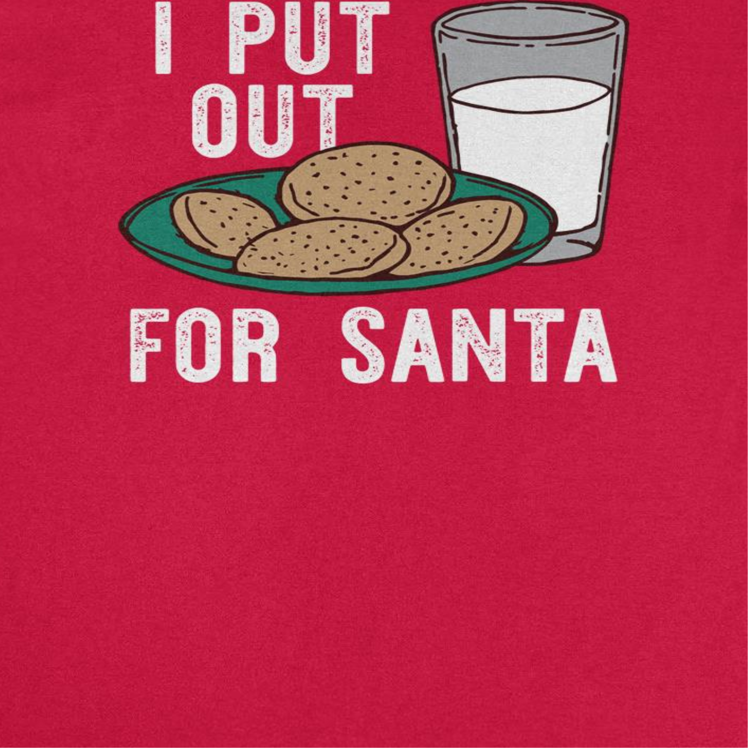 Wholesale Christmas T-Shirt - I Put Out for Santa