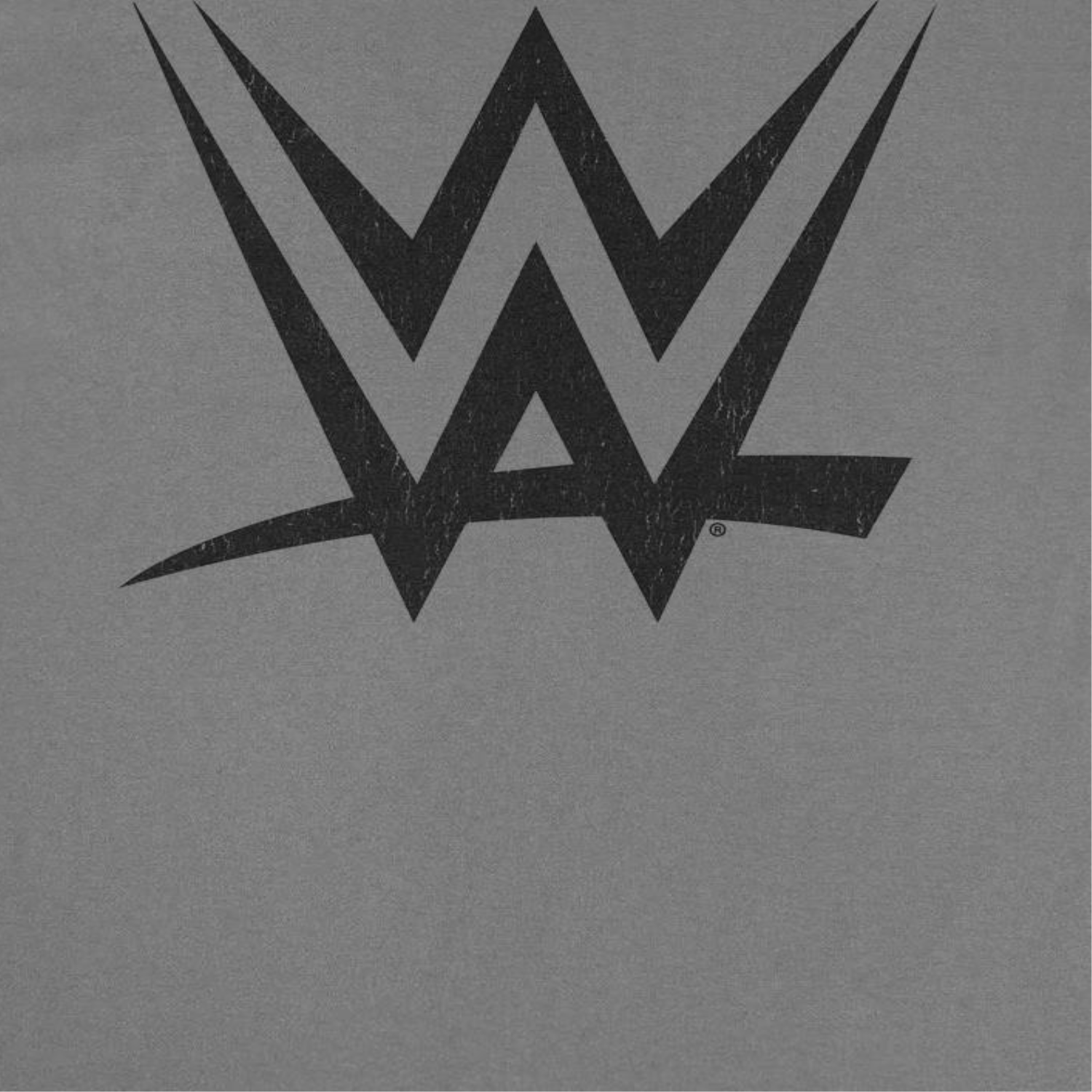 WWE Black Logo Charcoal T-Shirt