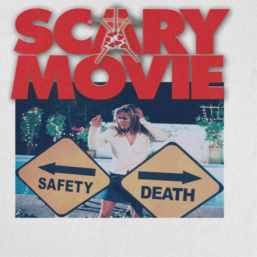 Scary Movie Paths White T-Shirt