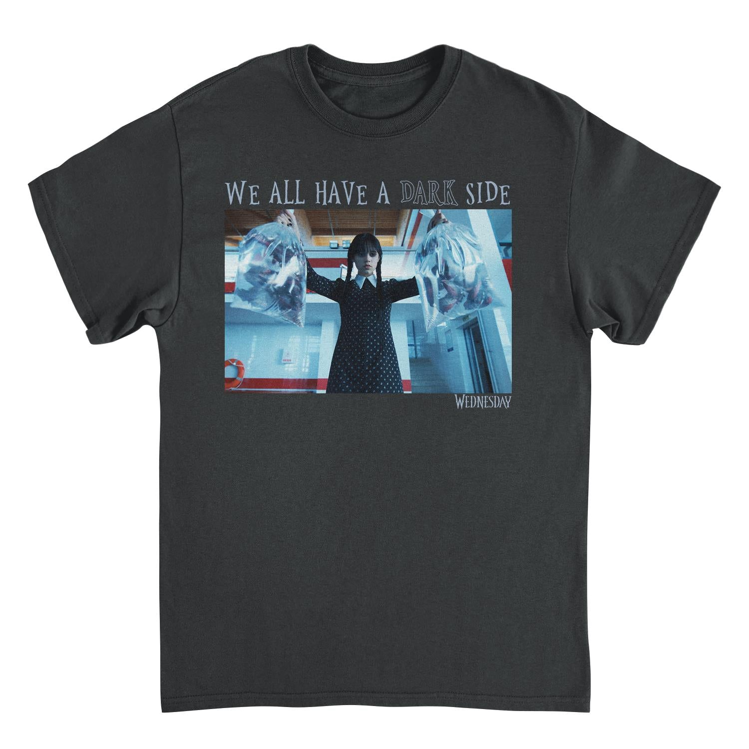 Wednesday Dark Side Black T-Shirt