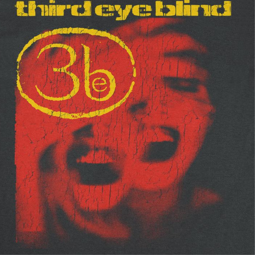 Wholesale Third Eye Blind Screaming 3EB Logo Band T-Shirt