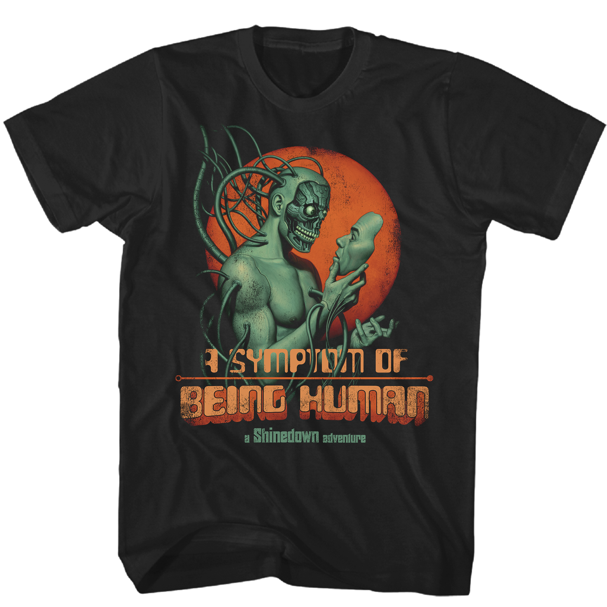 Shinedown Planet Zero World Tour Black T-Shirt