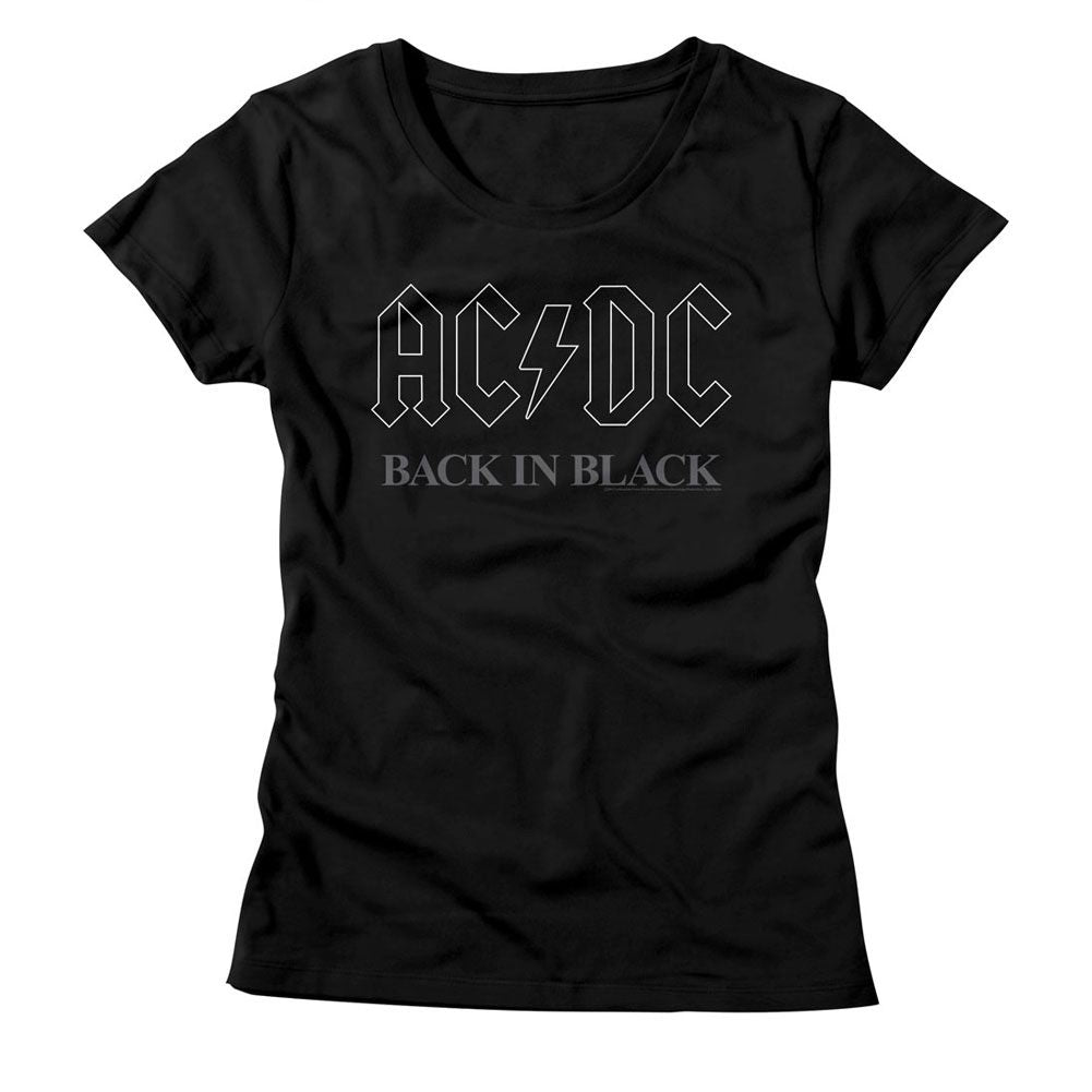 AC/DC Back in Black 3 Black Women's T-Shirt