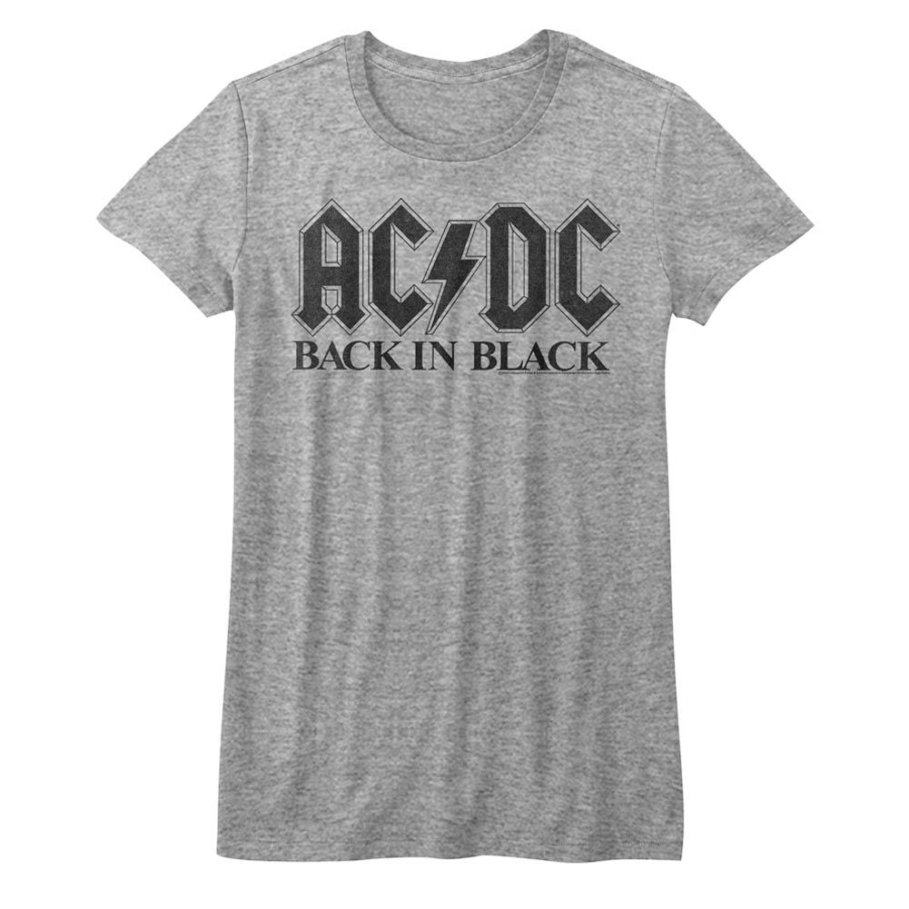 AC/DC Back in Black Athletic Heather Women's T-Shirt