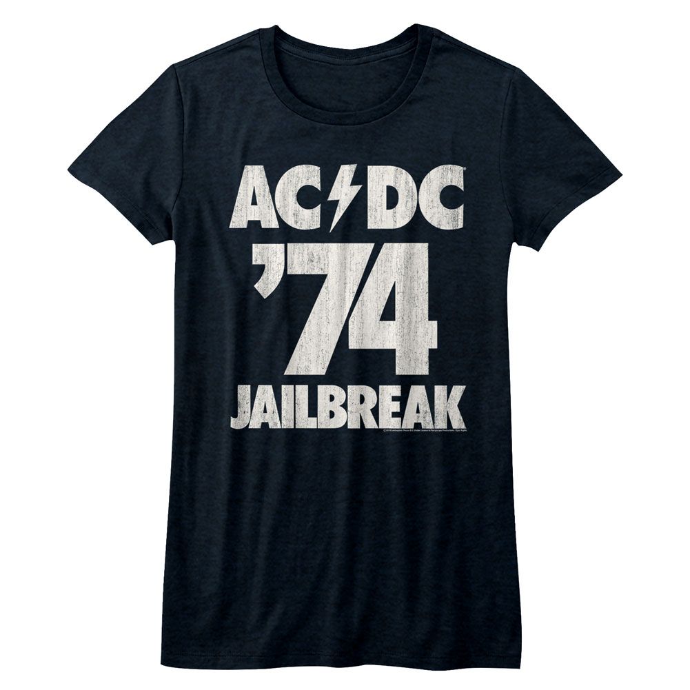 AC/DC Jailbreak Heather Navy Women's T-Shirt