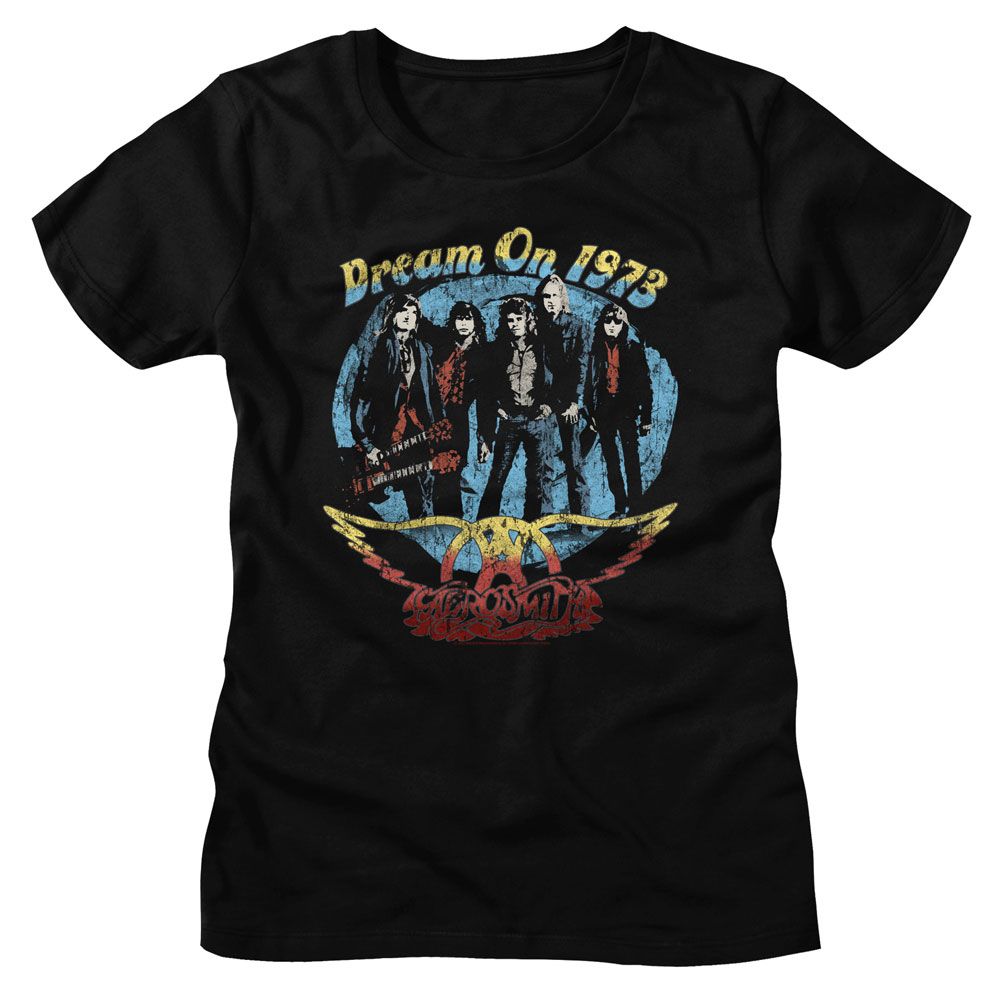Aerosmith Aerosmith Dream On Black Women's T-Shirt