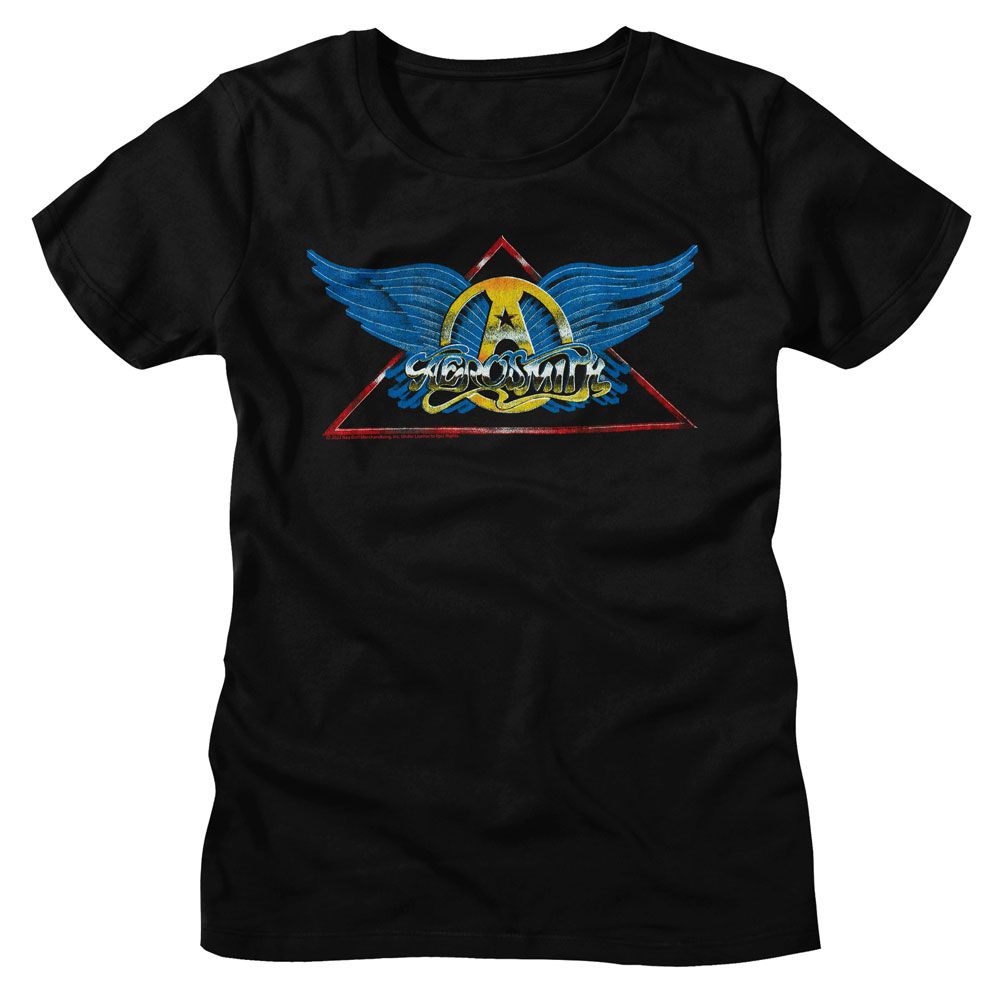 Aerosmith Aerosmith Logo Black Women's T-Shirt