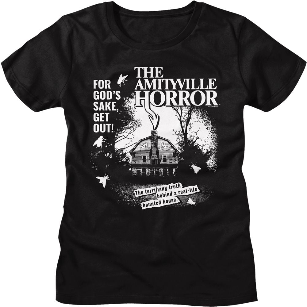 Amityville Horror Amityville Horror 1C Black Women's T-Shirt