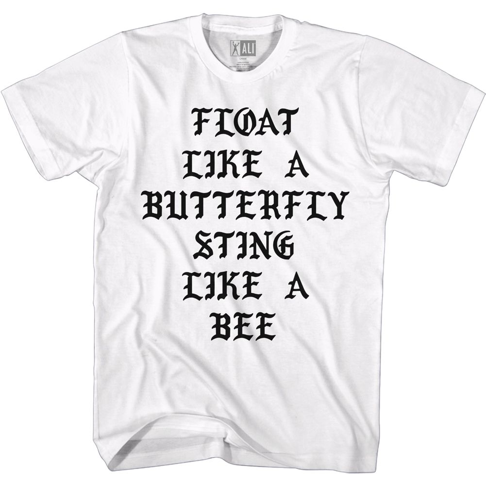Muhammad Ali Float Signature Graphic White T-Shirt