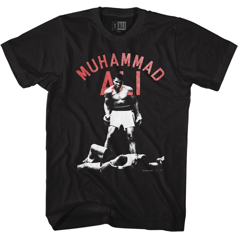 Muhammad Ali Thresh Classic Graphic Black T-Shirt
