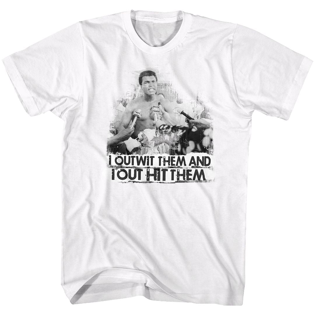 Muhammad Ali Out Wit Out it Heritage Graphic White T-Shirt