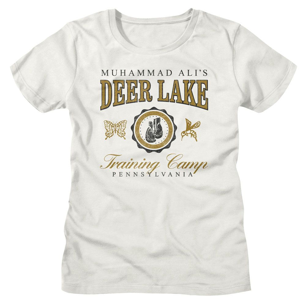 Muhammad Ali Muhammad Ali Deer Lake Varsity Vintage Vintage White Women's T-Shirt
