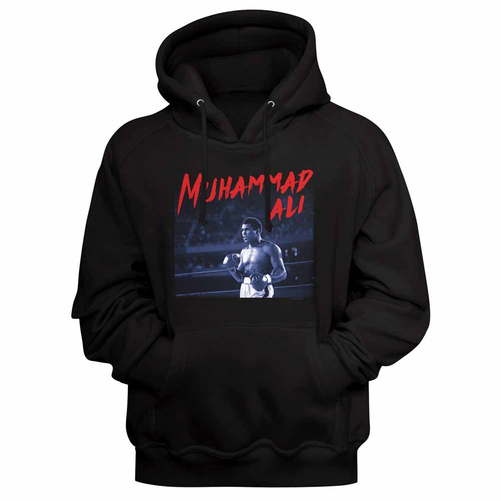 Muhammad Ali Dramatic Text Black Hoodie