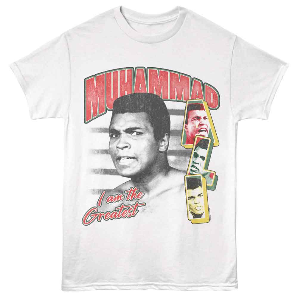 Muhammad Ali Letters Signature Graphic White T-Shirt