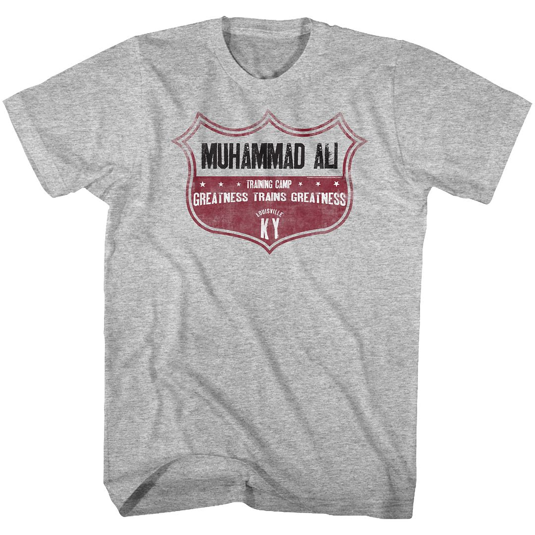 Muhammad Ali Crest Timeless Graphic Gray Heather T-Shirt