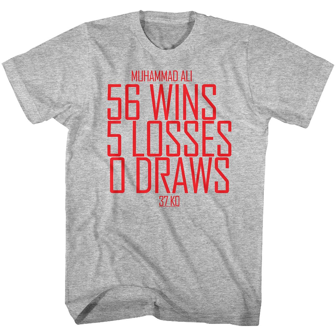 Muhammad Ali All I Do Signature Graphic Gray Heather T-Shirt