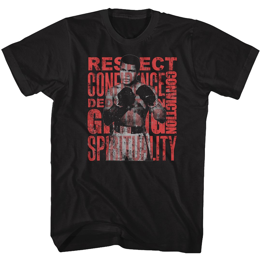 Muhammad Ali Rcdcgs Blk Classic Graphic Black T-Shirt