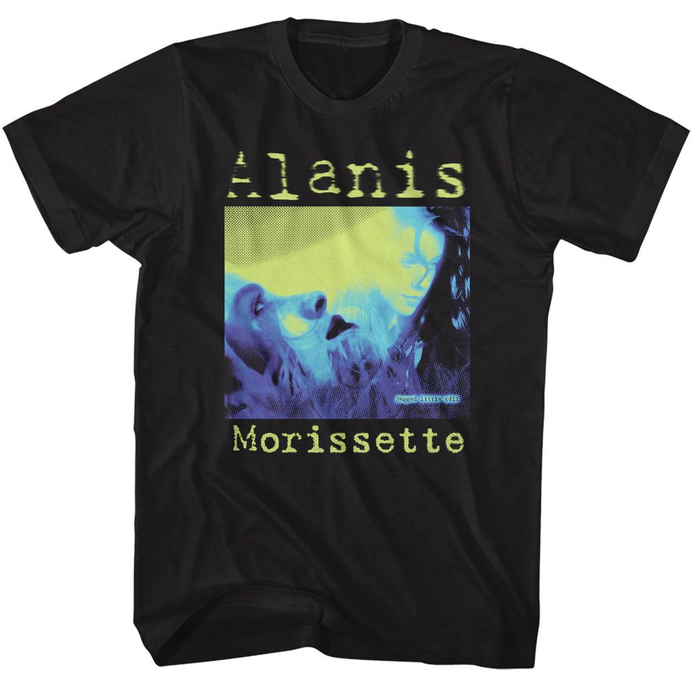 Wholesale Alanis Morissette Tricolor Jagged Little Pill T-Shirt