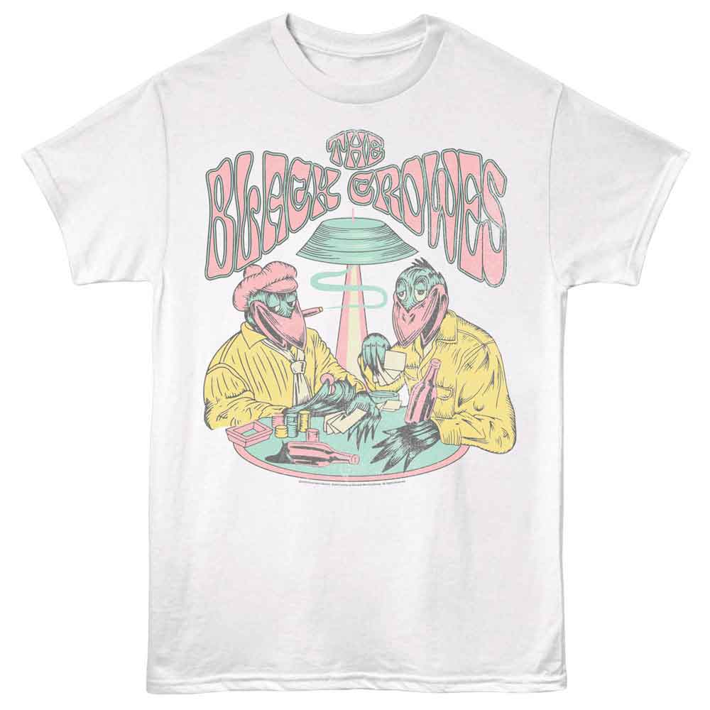 The Black Crowes Pastel Poker White T-Shirt