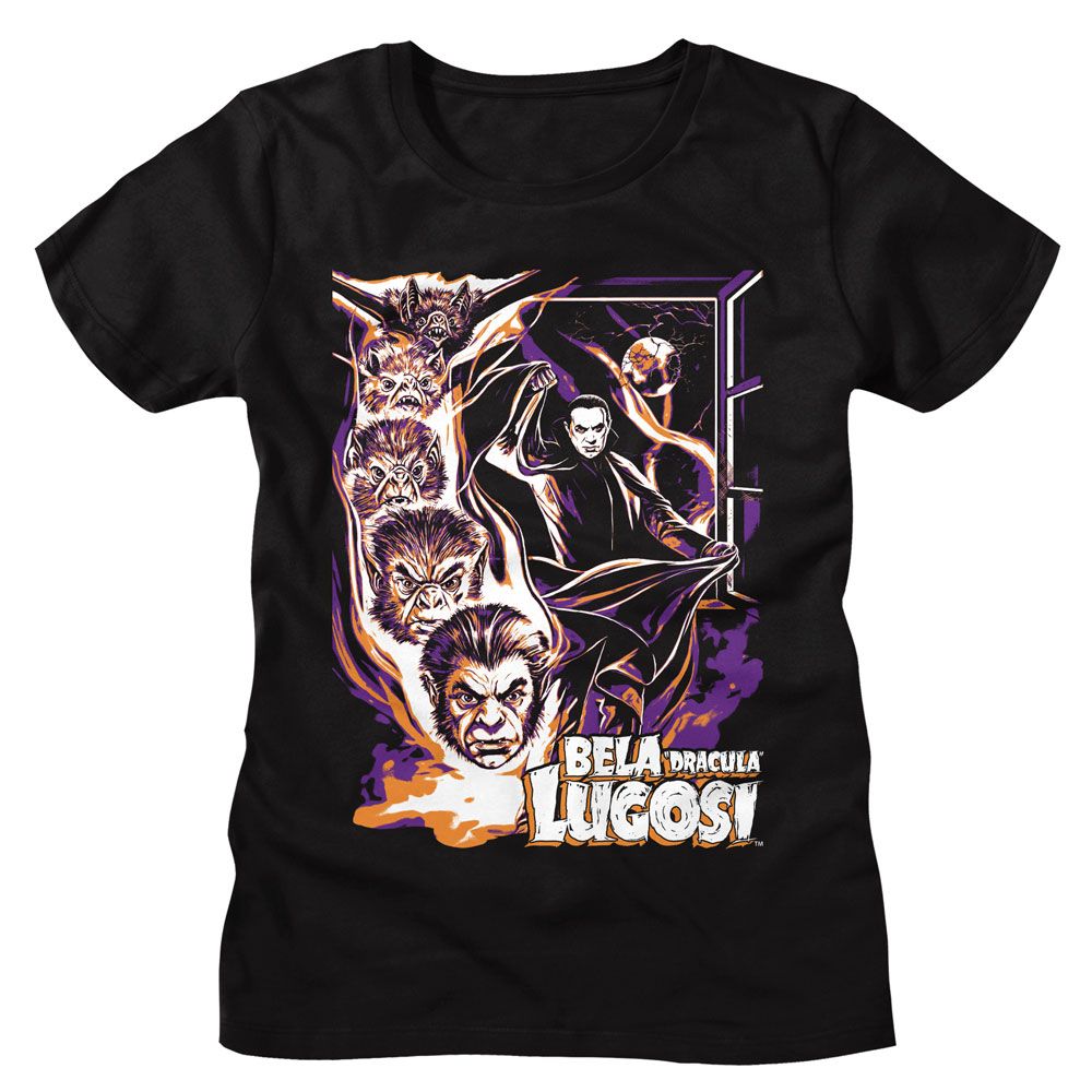 Bela Lugosi Bela Lugosi Bat Transformation Black Women's T-Shirt