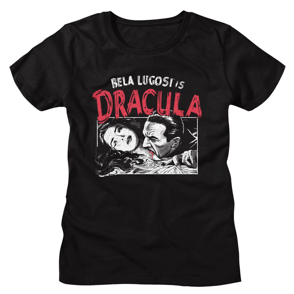 Bela Lugosi Bela Lugosi Dracula Feeding Black Women's T-Shirt