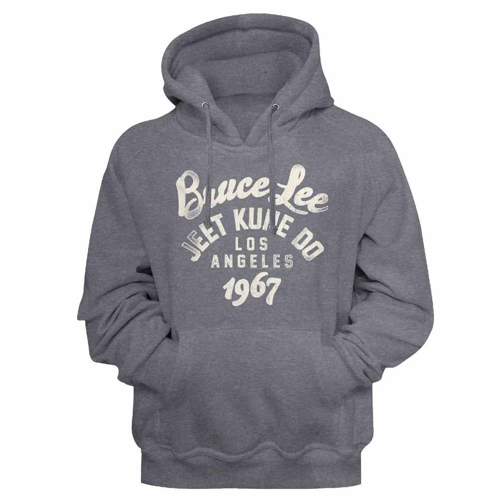 Bruce Lee Be Water 67 Gunmetal Heather Hoodie
