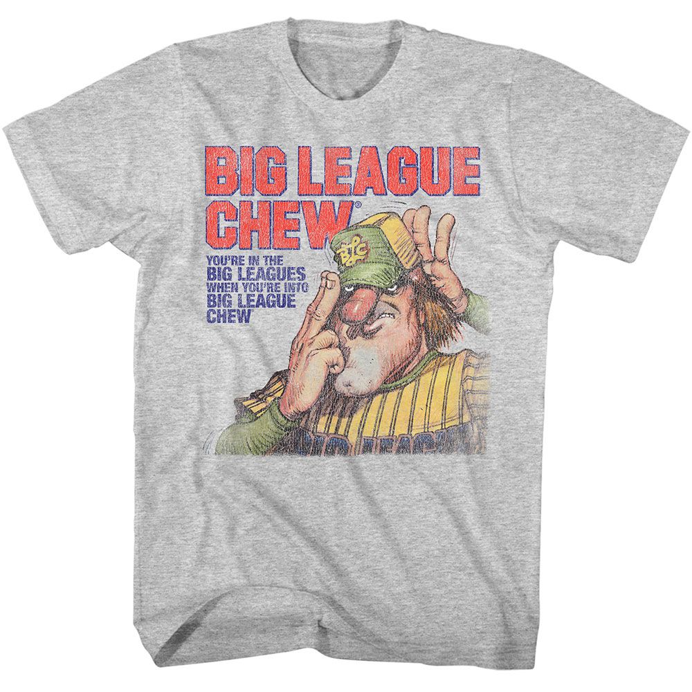 Wholesale Big League Chew Washed Slogan Gray Heather T-Shirt