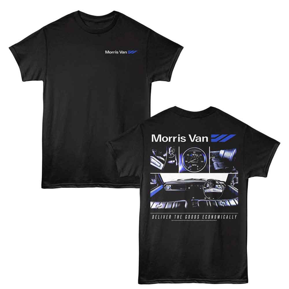 British Motor Heritage Morris Van Black T-Shirt