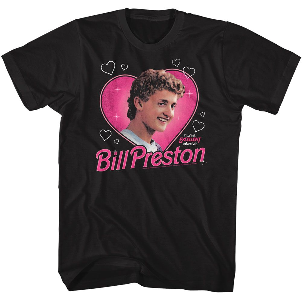 Bill and Ted Heartthrob Bill Black T-Shirt