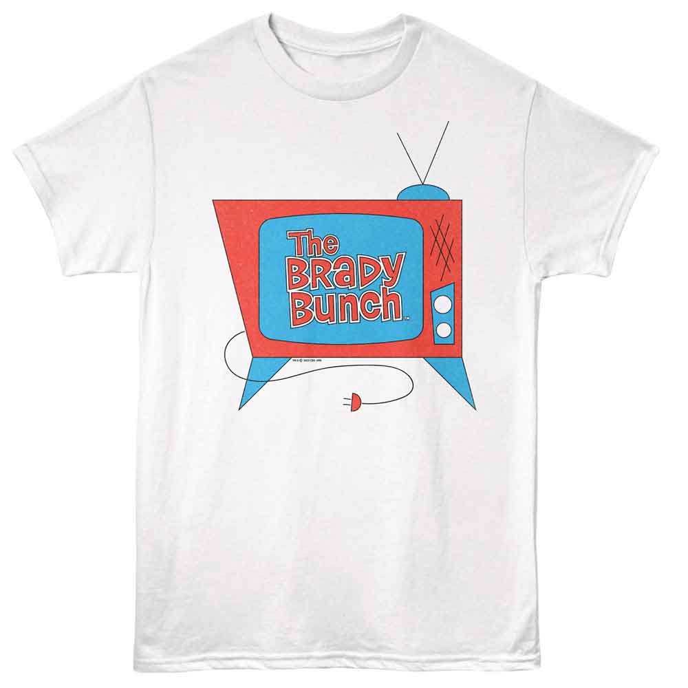 Brady Bunch Vintage TV Logo White T-Shirt