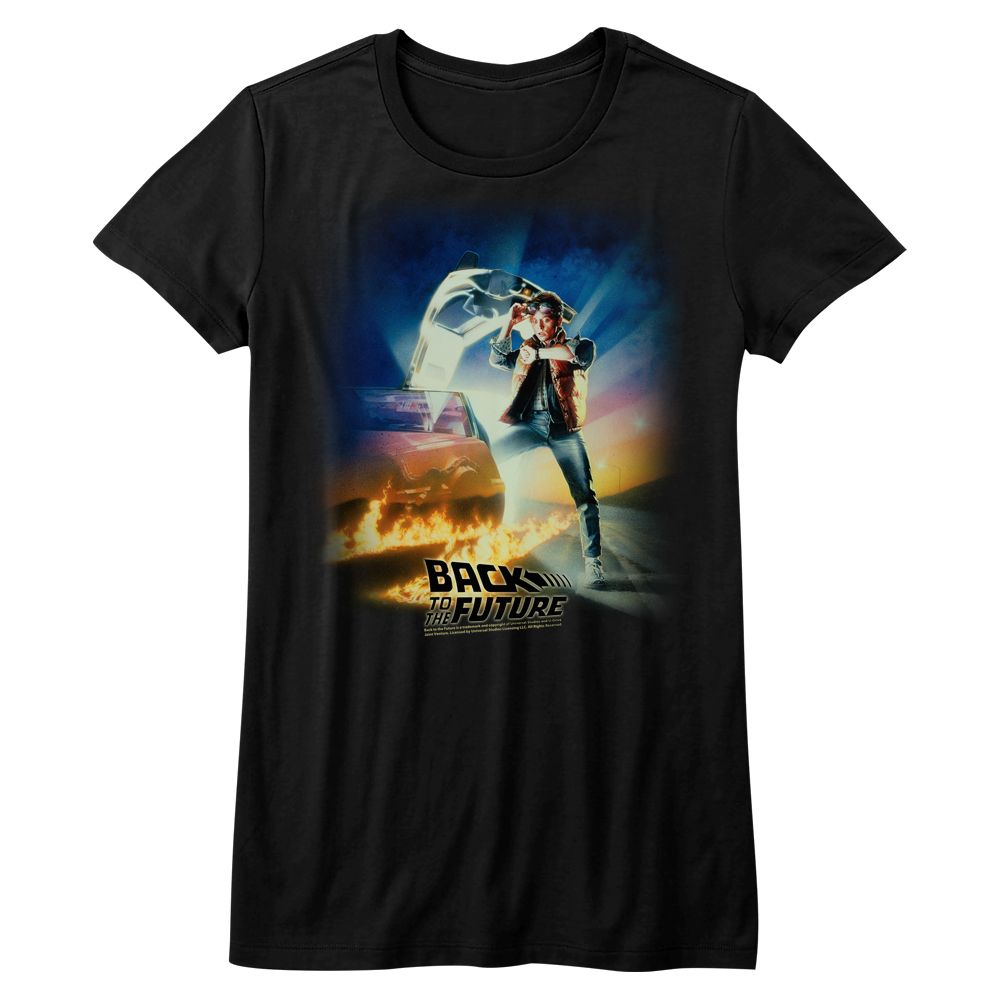 Back to the Future Btf Poster Black Women's T-Shirt