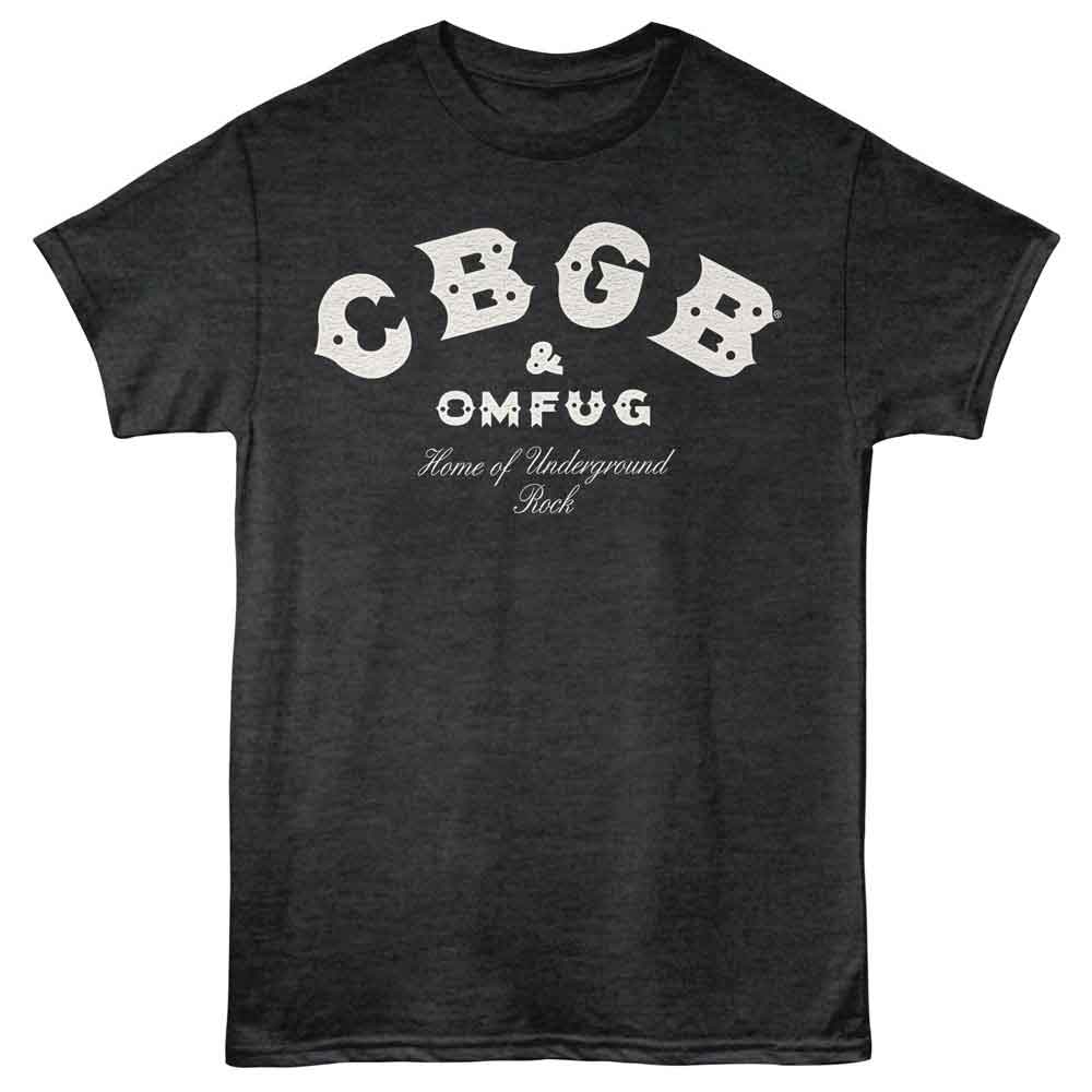 CBGB Logo Black Heather T-Shirt