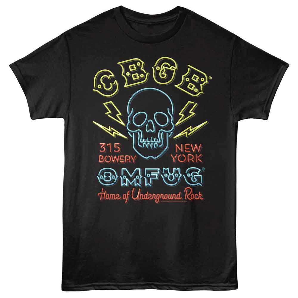 CBGB Neon Sign Black T-Shirt