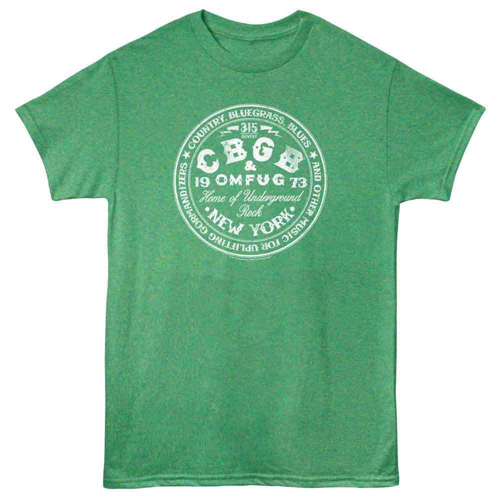 CBGB Circle Kelly Heather T-Shirt