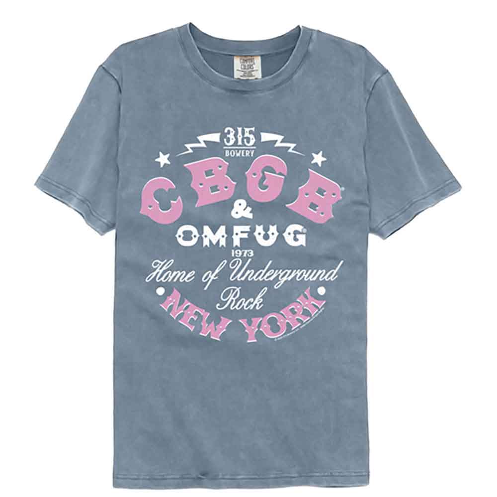 CBGB NY Blue Jean Premium Comfort Color Premium Tee