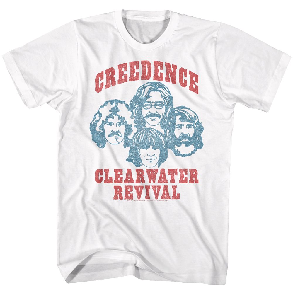 Creedence Clearwater Revival Band White T-Shirt