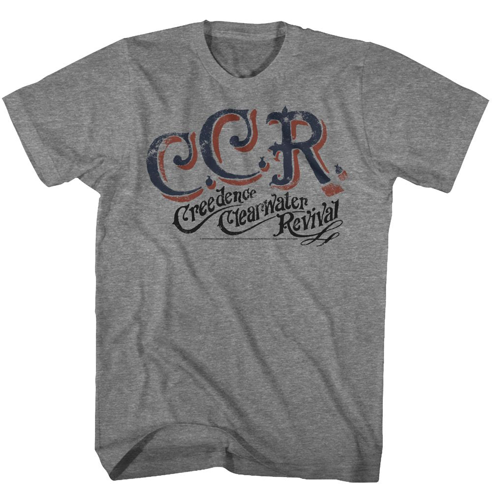Creedence Clearwater Revival CCR Graphite Heather T-Shirt