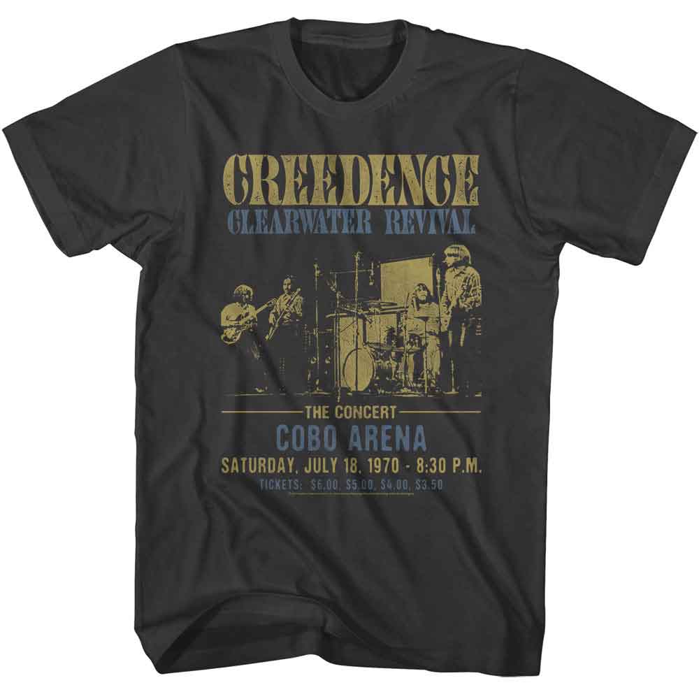Creedence Clearwater Revival Cobo Arena Smoke T-Shirt