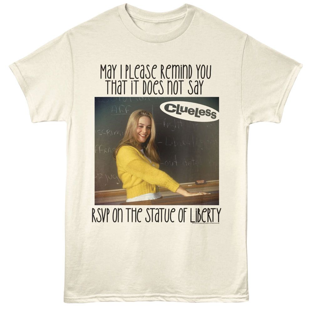 Clueless RSVP Natural T-Shirt