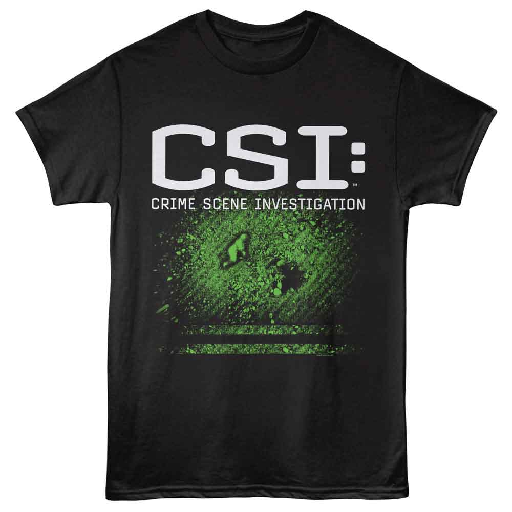 CSI Crime Scene Black T-Shirt