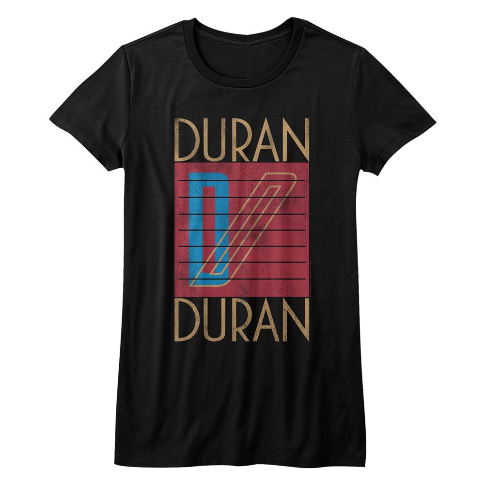 Duran Duran Logo Black Women's T-Shirt