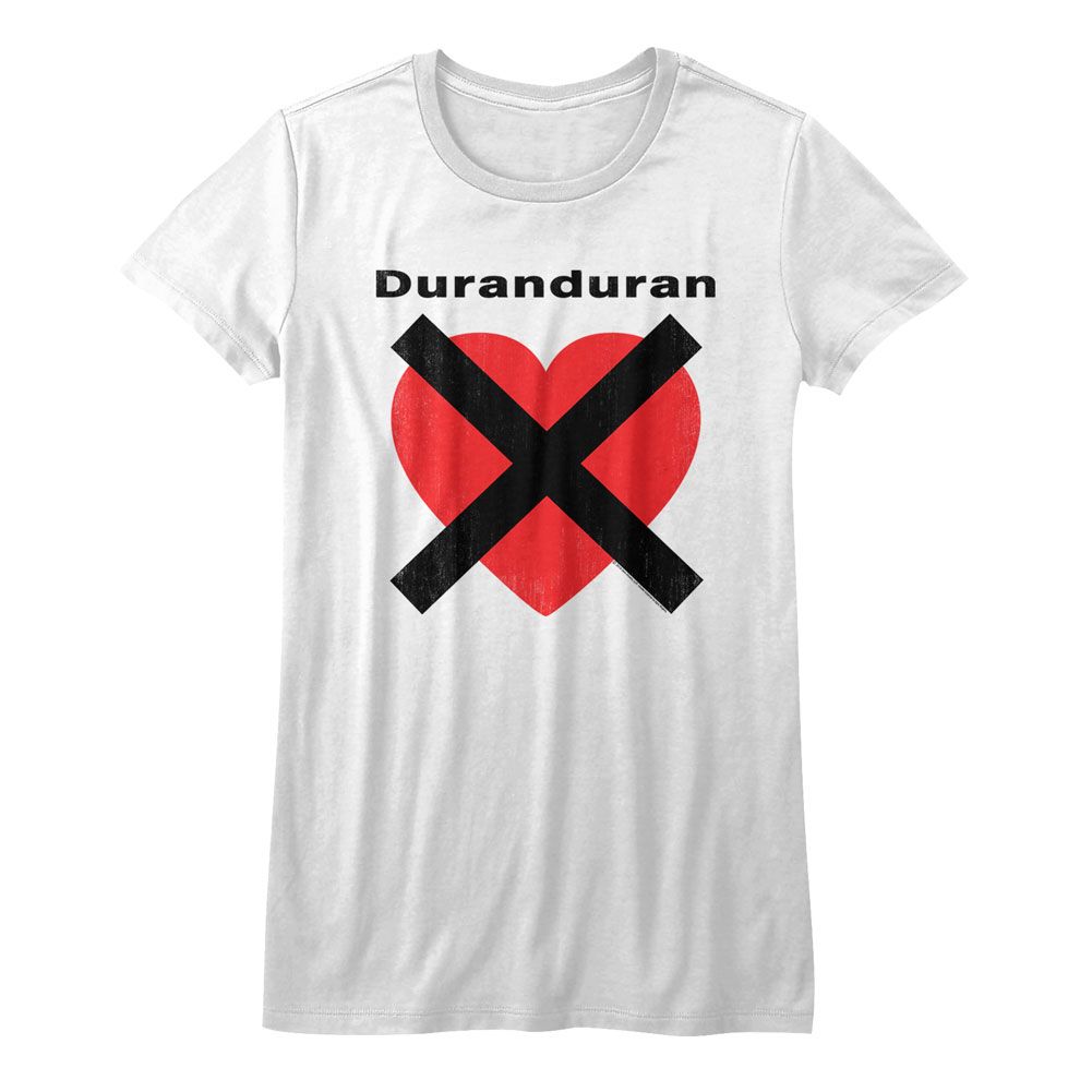 Duran Duran Heartx White Women's T-Shirt