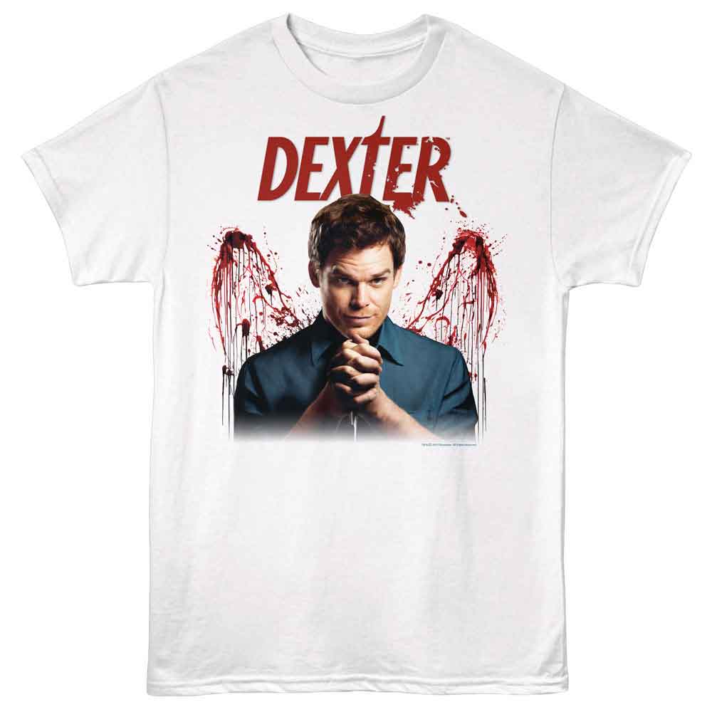 Dexter Blood Wings White T-Shirt