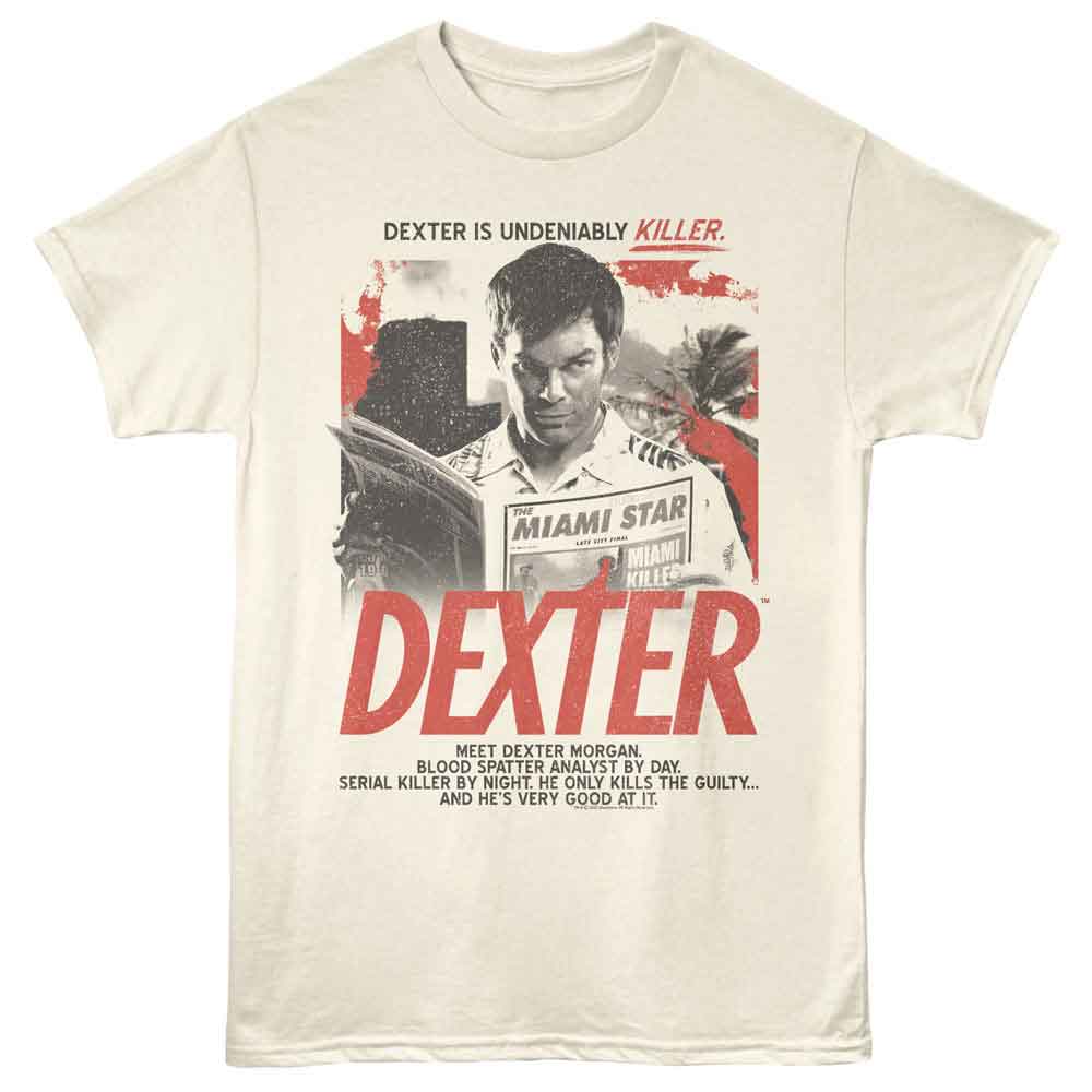 Dexter a Killer Series Alt Version Natural T-Shirt