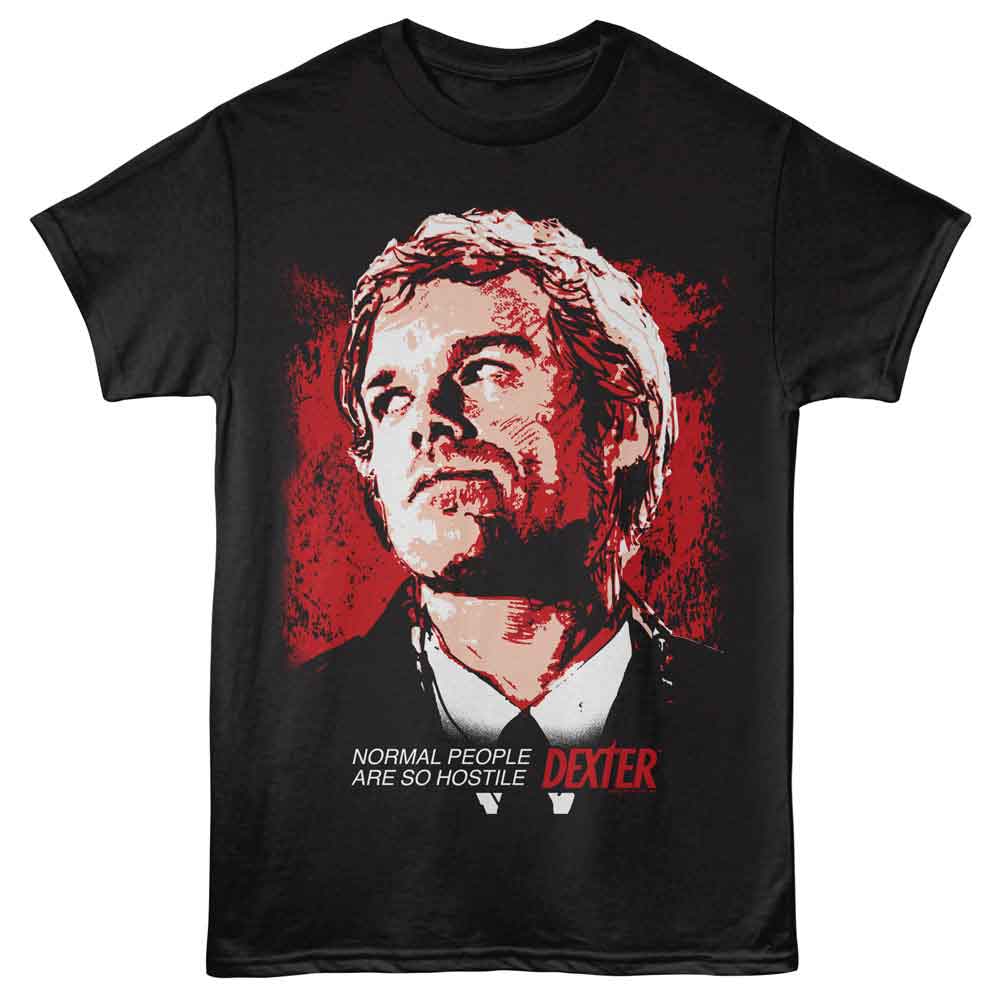 Dexter Normal People Black T-Shirt