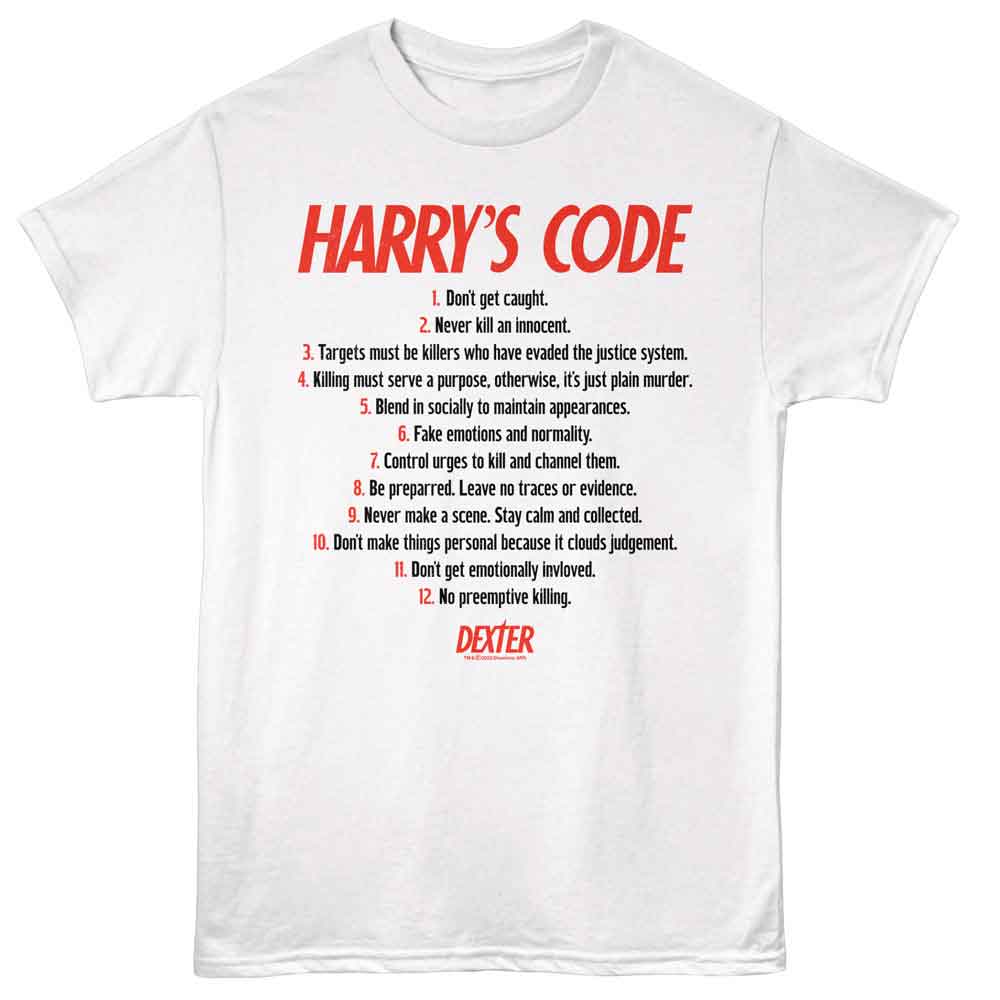 Dexter Harrys Code White T-Shirt