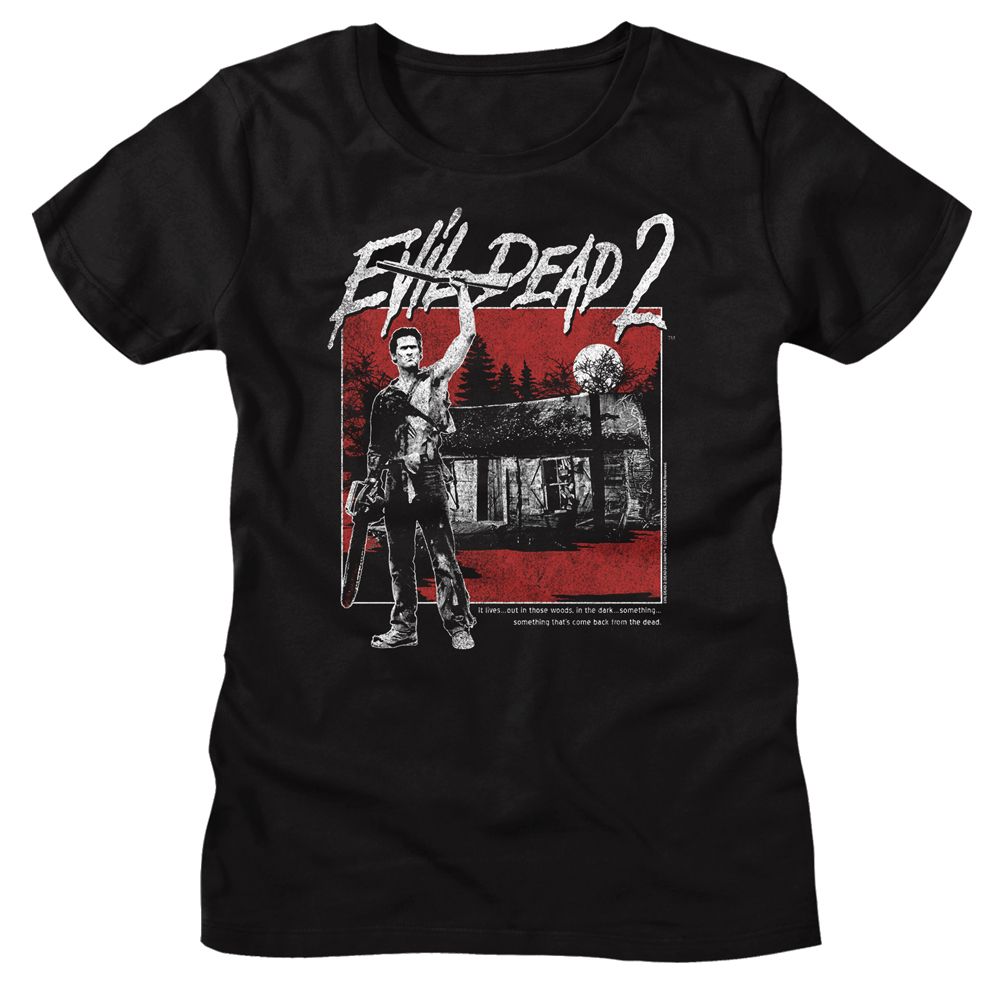 Evil Dead Evil Dead Cabin Square Black Women's T-Shirt