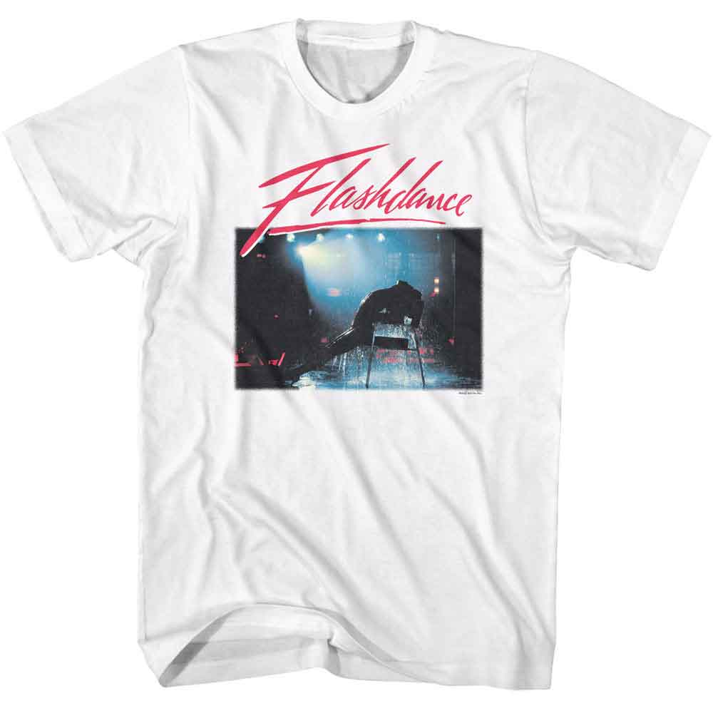 Flashdance Chair Scene White T-Shirt